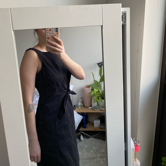 2/$20 Holding Horses (Anthropologie) Clara Tie-Front Sheath Dress - Picture 11 of 12